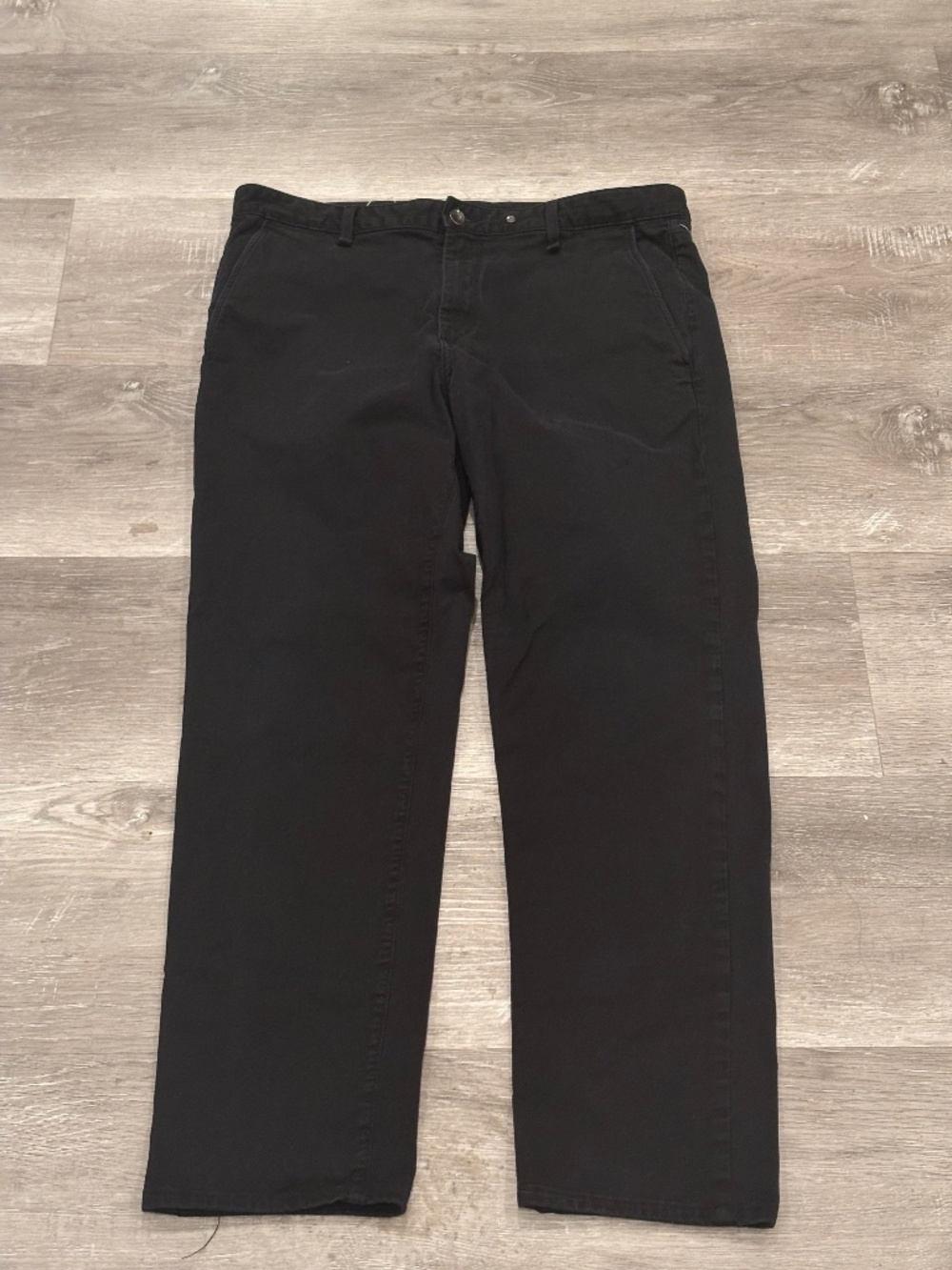 Rag & Bone Black Slim Fit Chino Pants Cotton Trousers Mens 36X29